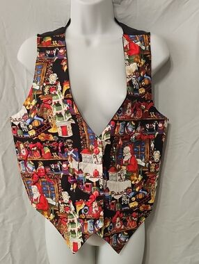111 Main Vintage Christmas Vest